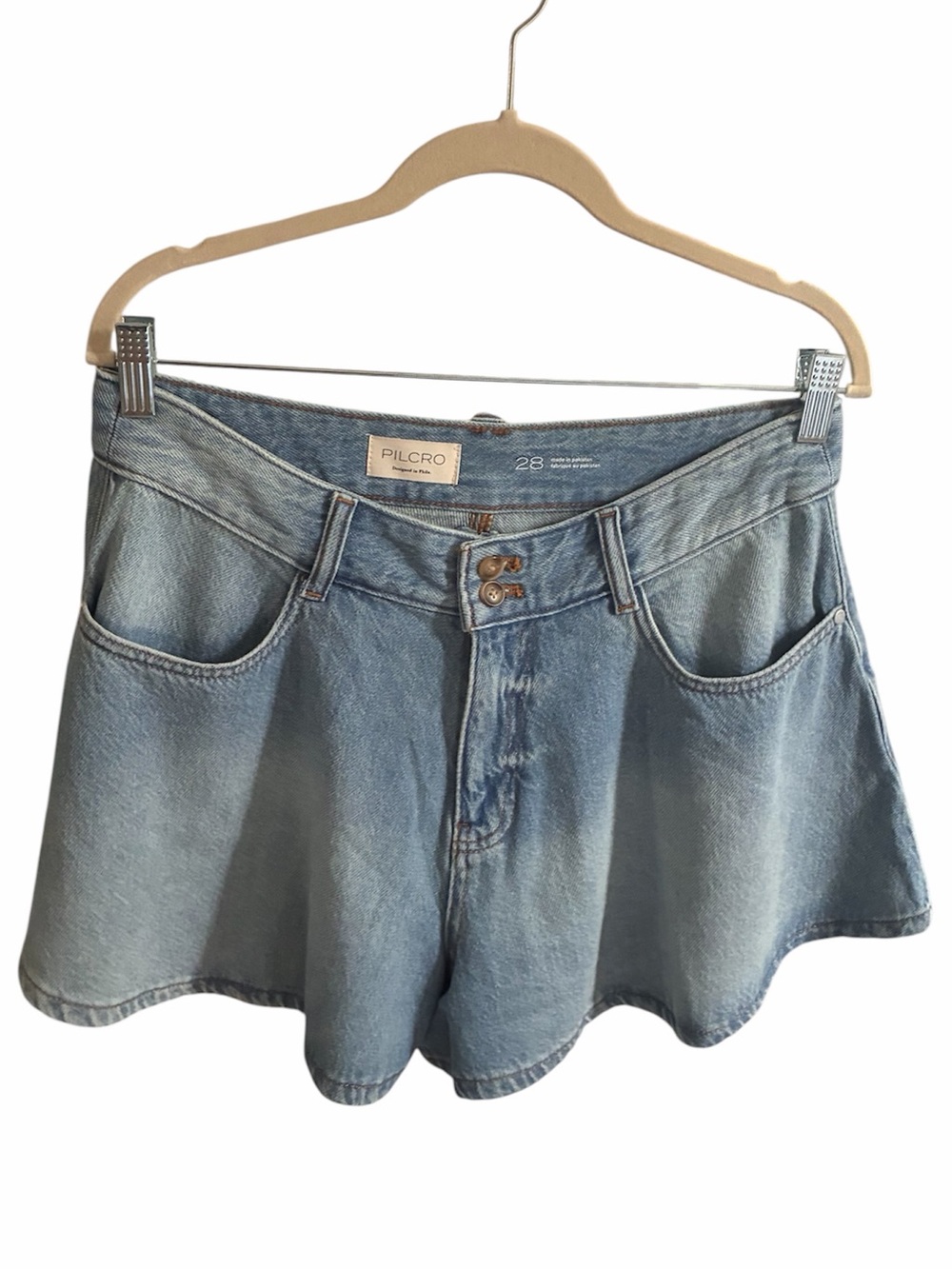 Pilcro by Anthropologie Flowy Denim Shorts